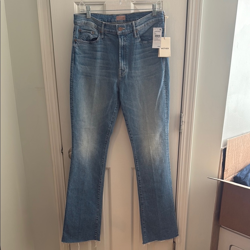 NWT MOTHER Light Blue Denim Jeans
